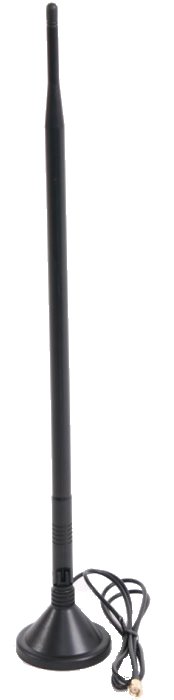 MaxLink omnidirectional dipole antenna 10dBi 2,4GHz, 1m RG174, magnet, RSMA