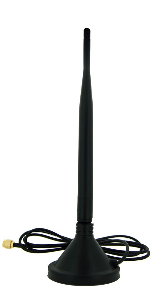 MaxLink omnidirectional dipole antenna 5dBi 2,4GHz, 1m RG174, magnet, RSMA