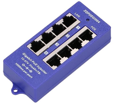 MaxLink passive Gigabit POE panel, 4 ports