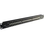 MaxLink POE panel 24 ports, 1U for rack 19", shielded