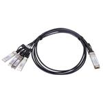 MaxLink 40G DAC cable, QSFP+ to 4xSFP+, 1m