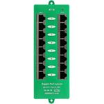 MaxLink Gigabit 8 ports PoE panel, 802.3af/at