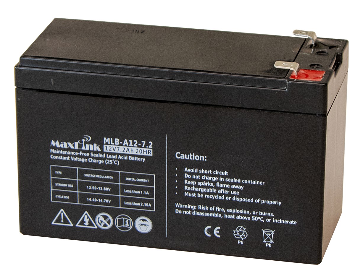 12V 12Ah Akku, Standby, AGM Bleiakku, battery-direct, 151x98x95 (lxbxh),  Pol T2 Faston 250 (6,3mm)