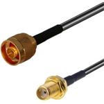 Pigtail RF240 2m - SMA female / N male