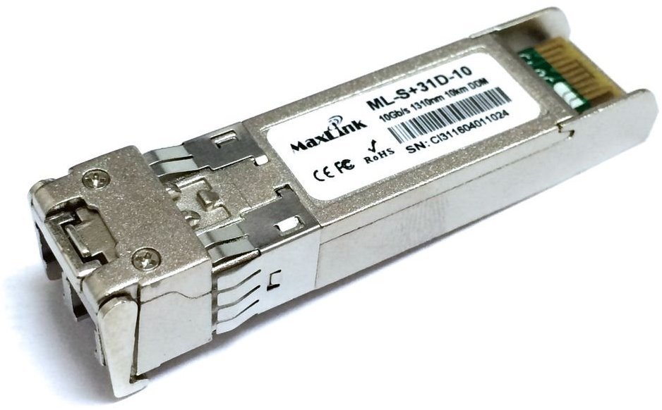 MaxLink 10G SFP+ optický modul, SM, 1310nm, 10km, 2x LC konektor, DDM